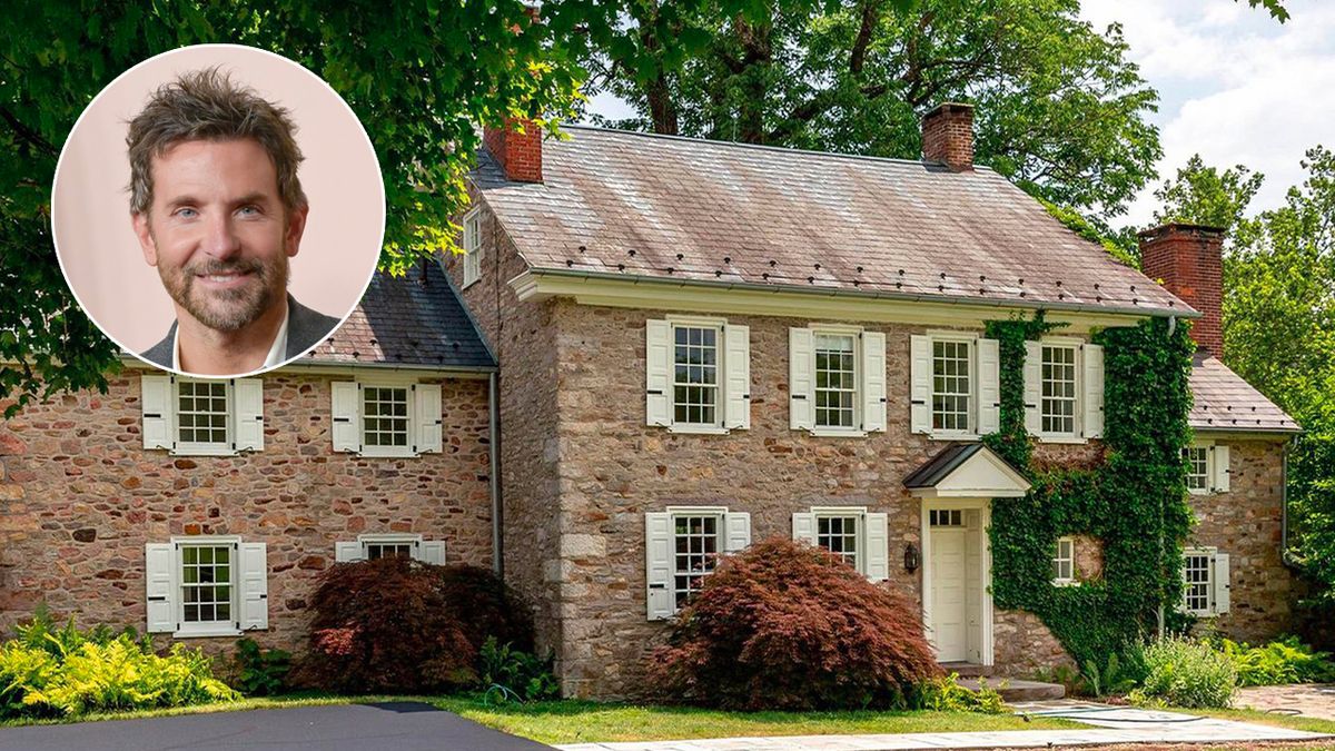 Tento nový dům Bradleyho Coopera je jako vytržený z anglického venkova. Je ovšem v Pensylvánii